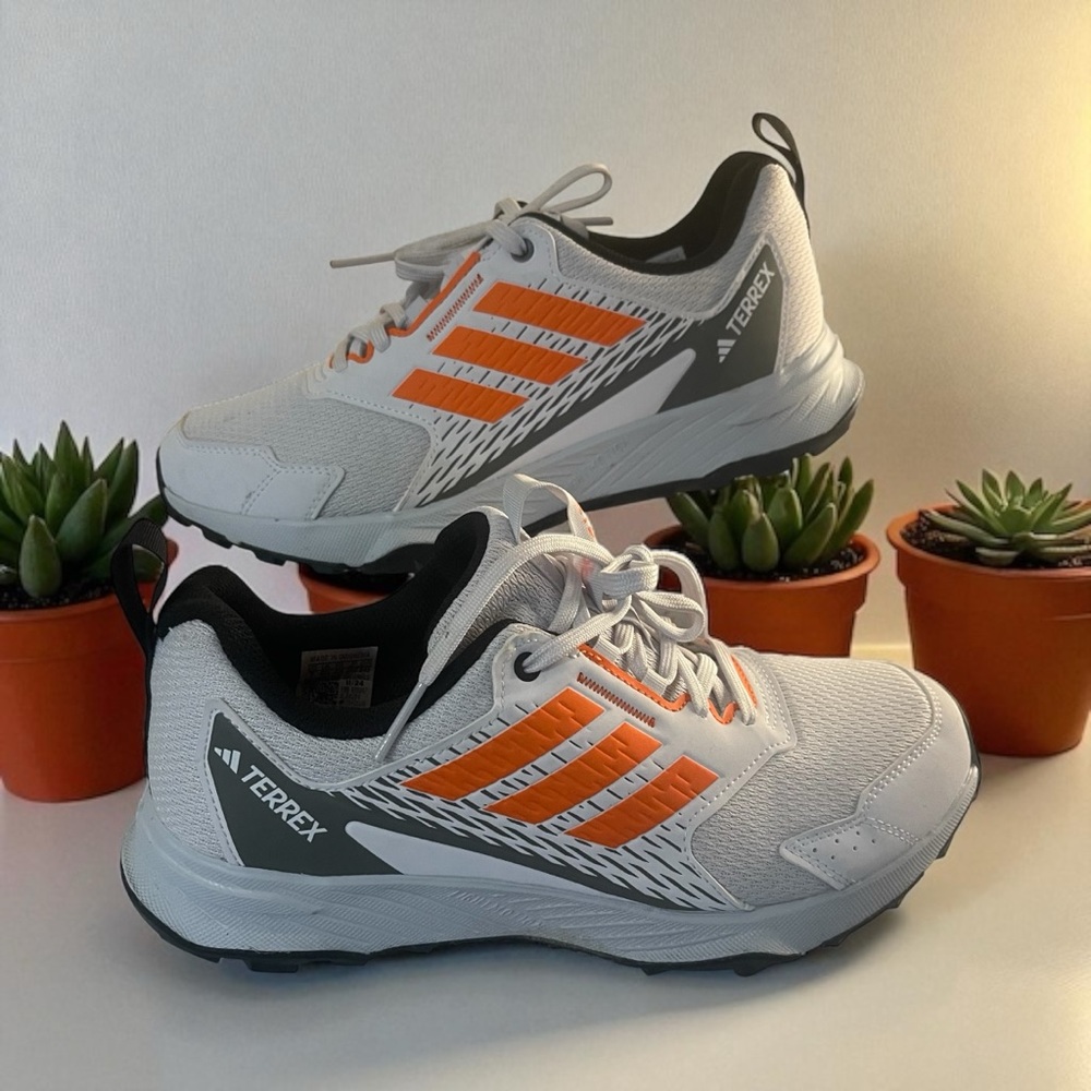 Adidas Terrex Black and Orange Sneakers